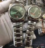 Replica Rolex Oyster Perpetual New Green Dial Stainless Steel Watch 31mm or 36mm